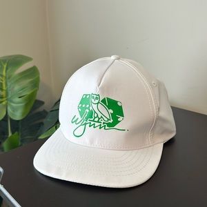 OVO White and Green Wynn Las Vegas Dice SnapBack Cap